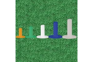 ‎LOVMEAD LOVMEAD Golf Tees Gummi Kurz Lang Golftees Driving Range Tee Gemischt Set Wert 5 10 Stück, Übungs Golftee Training Wintertees Holder 38 57 70 76 80 mm für Übungsmatte