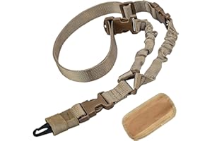 ZONSUSE Gewehrriemen,Einstellbar Gewehrschlinge,Multifunktionale Taktische Schlinge, Riemen langlebig Riemen mit Metallhaken,Flexible Abnehmbar, für Gewehr Airsoft Shotgun Jagd