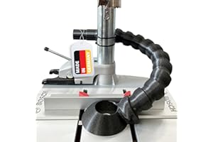 LADSPRINT® Saugrüssel Absaugung passend für Bosch PBD40 u.Ä. | Komplett mit 10 Gelenken | Passend für viele Modelle | Für Bohrer bis 40mm | Anschluss mit 3 Durchmessern | Made in Germany