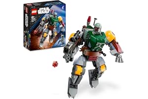 LEGO Star Wars 75369 Le Robot Boba Fett, Figurine a Construire avec Blaster Lance-Tenons et Jetpack