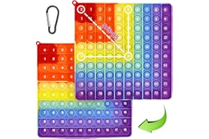 NLONLL Pop It Fidget Toys 2 in 1 Popite pour Enfant Push Pop Bubble Sensory Toy Table de Multiplication Poppers Poppit Antistress Fidget Toys pour Enfants