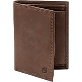 SERASAR | Men's Leather Wallet [Vintage] | RFID Protected | Genuine Leather | 12 Card Slots | Gift Box Included | Great Gift