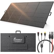 Panneau Solaire Portable 200W FOSSIBOT - Pliable, étanche IP67, Rendement 23,4% - Parfait Pour Camping Et Stations D'alimentation - 2