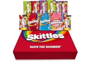 VYPER Skittles Rainbow Sweet Hamper from Mars Chocolate - Sweets Gift Box - Sweets Selection for Kids Gifts - Sweets multipack