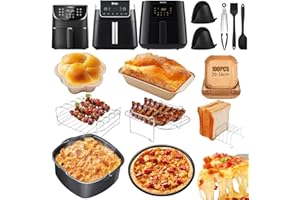 ‎YAOYIN COSORI Heißluftfritteuse Zubehör für Philips XL 6,2L, XXL 7,2L/8,3L, COSORI Turbo Tower Pro 10,8L, COSORI XXL 5,5L 6,2L, Russell Hobbs 8L/8,3L, Ninja AF180EU Max Pro 6,2 L Airfryer Zubehör