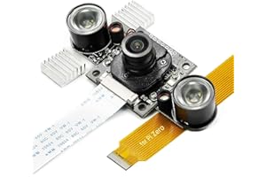 Arducam Day Night Vision for Raspberry Pi Camera, Automatic IR Cut Circuit, All-Day Image Support, IR LED for Low Light and Night Vision, M12 Lens Replaceable OV5647 5MP 1080P