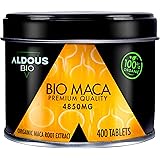 Reiner Bio-Anden-Maca-Extrakt | Maximale Dosis 4850mg | 400 Tabletten | Hochkonzentriert | Reine Maca für 100 Tage | Fördert 