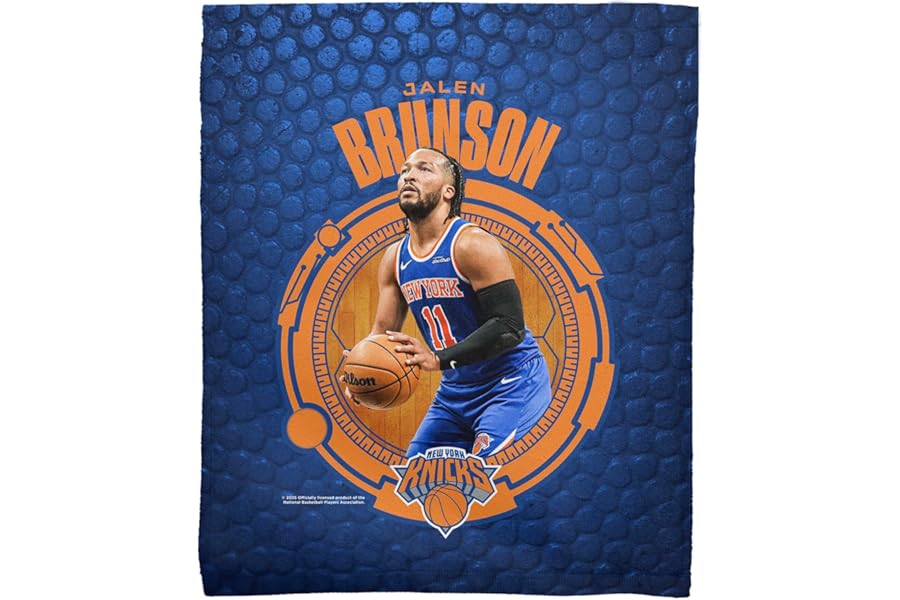 NORTHWEST Jalen Brunson New York Knicks Rally Towel, 15 x 18 Inches