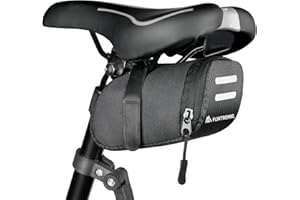 flintronic Fahrrad Satteltasche, Fahrradsitz Tasche, Fahrradtasche, Fahrradtasche Hecktasche, mit reflektierender, mit Klett-