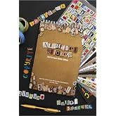 Harfler Sticker Defteri 1690+ Adet Bullet Journal, Scrapbook, Harfli, Sayılı, Sticker Defteri