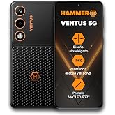 Hammer Ventus 5G Smartphone Rugerized 8GB+256GB, Android 16, AMOLED 6.77" 120Hz Display, AI Camera 108 MP, Front Camera 32 MP