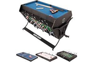 Sure Shot Rotating 4 in 1 Multi Games Table, 4 Foot