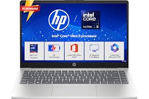 HP 14 Smartchoice, Intel Core Ultra 5 125H 12 TOPS, 24GB DDR5 (Upgradeable) 1TB SSD, Anti-Glare, FHD, 14''/35.6cm,Win11, M365*Office24, Silver, 1.4kg, ep1180tu, FHD Camera w/Shutter, Backlit AI Laptop