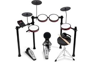 Alesis Turbo Pro elektriskt trumset med bastrommatorn och baspedal