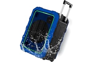 Gemini Sound Mpa-2400Blu 10", 240W Watts Wireless Portable Rechargeable Weatherproof Bluetooth Trolley Tailgate Speaker With Led Party Lights, 6 Dsp Modes, Microphone/Guitar Inputs, Fm Radio, USB