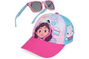 Get Trend Sonnenbrille Kinder Basecap Mädchen Set Verstellbare Coole Sommer Kappe Kinder Sonnenbrillen UV400 Geschenke für Mädchen