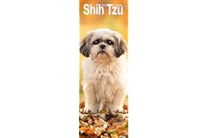 Shih Tzu Slim 2026 Calendar | Slimline Wall Calendar | Dog Breed Gift | Plastic Free Packaging | by Avonside Publishing