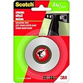 Scotch 4001 G&uuml;&ccedil;l&uuml; Montaj Bandı, 19mmx1, 5m