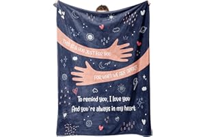 Craftique Valentines Gifts for Him, Her, I Love You Gifts, Throw Blanket for Women Men, Birthday Gifts for Boyfriend, Girlfriend, Wife, Husband, Christmas Day Gifts for Best Friend, 60" * 50"