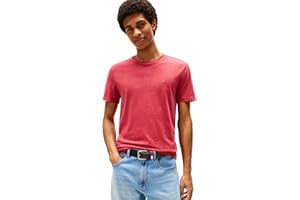 Tommy Jeans Uomo T-Shirt Maniche Corte Tee Scollo Rotondo