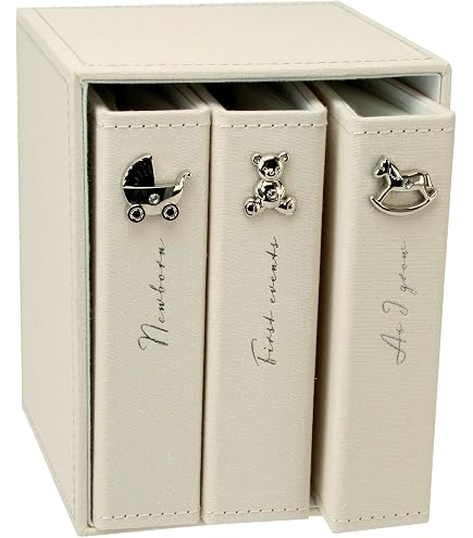 DELUXE Album Fotografico Per 80 Foto 6x4" (15x10cm) – 50° Compleanno, Con Copertina Floreale E Spazio Per Didascalie, In Cofanetto