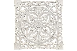 By Sigris - Adorno Mandalas - Decoración Hogar Pared - Adorno Pared de Madera - 1,5 x 60 x 60 cm