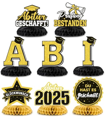 Abschlussschärpe „Class Of 2025“ – Schwarz Mit Goldfolie, 80 Cm Lang, Inkl. Anstecknadel, Für Abschlussfeier & Fotos