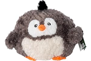 SCUTES DELUXE Cozy NOXXIEZ Calentador de manos de peluche para niños, peluche de peluche, almohada como cojín de calor esponjoso para cama, coche y hogar (pingüino)