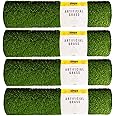 simpa 4 x Quality Non Fade Artificial Grass Pile Roll - 4m x 1m / 13ft x 3.3ft - 20mm Pile Height - Astro Turf Fake Lawn - Tested for Extreme Weather Conditions.