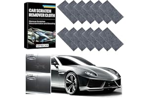 ZUKZYTHEPSOR Nano Sparkle Cloth,12 cancella graffi panno auto, panno auto multifunzionale, compatibile con tutti i colori, riutilizzabile, lucidatura manutenzione e lucidatura