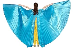 Baisdan Eröffnungsanbetung Isis Flügel Ägyptische Bauchtanz Festival Kostüm Engel Isis Flügel mit Stäbchen/Stäben