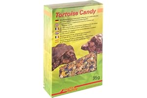 Lucky Reptile Tortoise Candy 35g - Une friandise spéciale - Aliment composé pour Tortues terrestres et Autres Reptiles herbivores - friandise utile pour Les Tortues