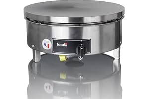 KRAMPOUZ Crepes maker Crepesgerät 40cm Foodis "D" Standard Rund Gas Manuell
