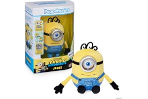 WOW! STUFF Minions Palm Puppetronic - James | 40+ ljud och åtgärder | Blinkande öga & rörlig mun
