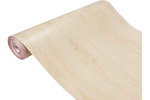 DecoMeister Vinilo Imitacion de Madera de Abedul Papel Adhesivo Para Muebles Autoadhesivo Lámina Decorativa Para Cocina Pared Puertas Para Forrar En Rollo Aspecto Madera 45 x 240 cm