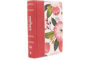 NKJV, The Woman's Study Bible, Cloth over Board, Pink Floral, Red Letter, Full-Color Edition, Thumb Indexed: Receiving God's Truth for Balance, Hope, and Transformation