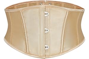 JasGood Ceinture corset pour femme, sous-poitrine, avec lacets, Waspie, Renaissance, Steampunk, pirate, Halloween, cosplay