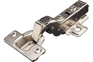 System Holz s.r.l. Kit 4 Cerniere con Ammortizzatore per Mobili con Ante in Legno, acciaio nichelato