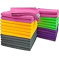 SOFTSPUN Microfiber Cloth - 25 pcs 40x40 cms 340 GSM Multicolor! Thick Lint & Streak-Free Multipurpose Cloths Automotive Microfibre Towels for Car Bike Cleaning Polishing Washing & Detailing.