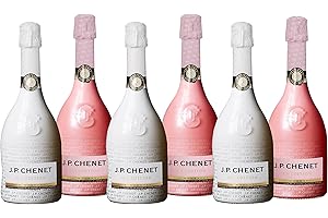 J.P. CHENET JP Chenet - Ice Edition Sparkling White Wine & Sparkling Rosé Wine, Medium Dry - Mixed Case of 6 - France (6 x 0.75 L)