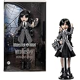 Monster High Wednesday Okul &Uuml;niformalı Bebek, 3Y+, HXJ04