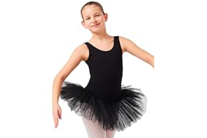 tanzmuster Kinder Ballett Tutu Anabelle aus Baumwolle mit Breiten Trägern und Tüllrock in rosa, weiß, schwarz, hellblau, Lavendel, lila, pink, Burgunder und Marineblau.