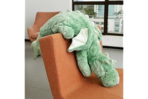 Jokapy 70–150 cm, Dragon Plush, stor liggkudde, mjuk och lång, jättefluffig plyschleksak, present till barn, flickvän