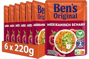 ‎BEN'S ORIGINAL BEN'S ORIGINAL™ Express Reis Mexikanisch Scharf 6 x 220g