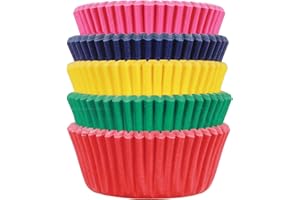 PME Cápsulas de Papel de Carnaval para Hornear Cupcakes, Tamaño Mini, Paquete de 100