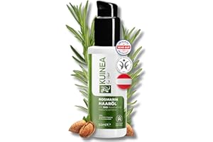 ‎KUINEA KUINEA® Bio Rosmarinöl für Haare 50 ml – 100% Naturrein & Dermatologisch Getestet – Parabenfrei, Alkoholfrei, Silikonfrei – Fördert Haarwachstum & Glanz – Rosemary Oil for Hair Growth