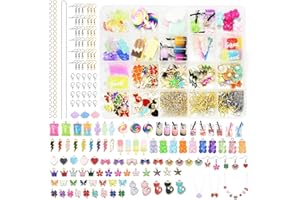 MoguGo Charms Anhänger Set 420 Stück – DIY Schmuck Selber Machen, mit Bubble Tea, Schmetterling, Gummibärchen – Bastelset für Armband, Ohrringe & Schlüsselanhänger