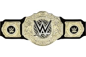 Mattel WWE World Heavy Weight Champion Belt, världsmästare tungvikt imitation och maskeradleksak, över 90 cm konstläder med unik passform, HYF18