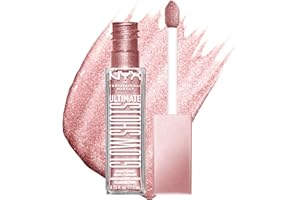 NYX Professional Makeup Fards à Paupières Liquide, Longue Tenue 12h, Sans Résidus & Sans Chutes, À la Vitamine C, Ultimate Glow Shots, Grapefruit Glow (04)
