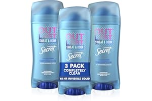 Secret Outlast Xtend Antiperspirant & Deodorant Invisible Solid, Completely Clean 2.6 Oz by Secret